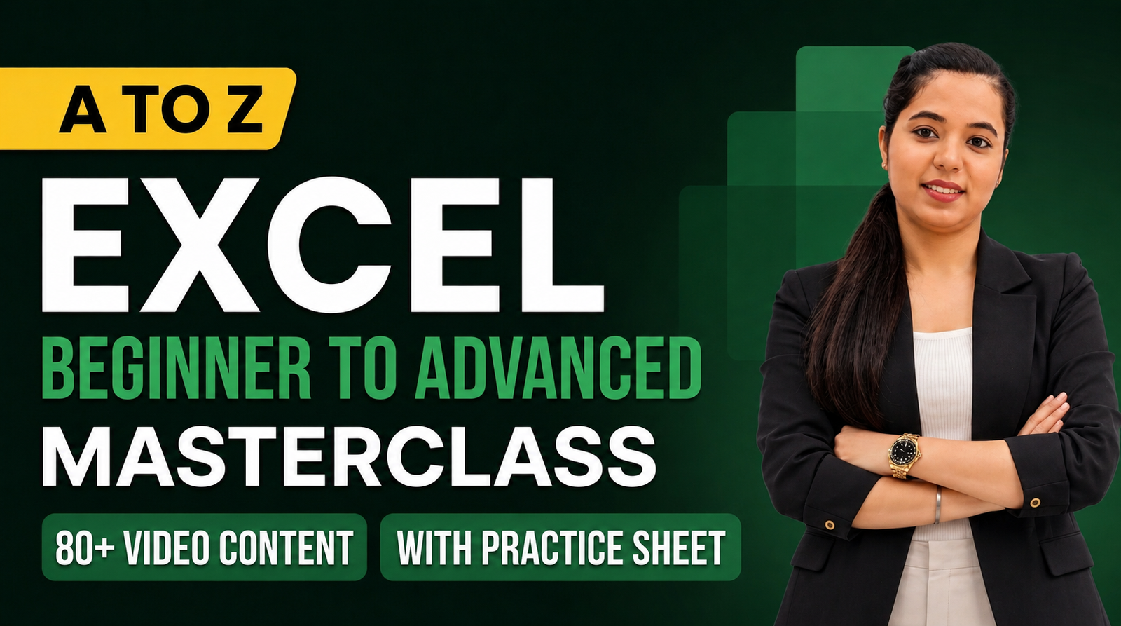 Advance Excel Mastery Course Thumbnail